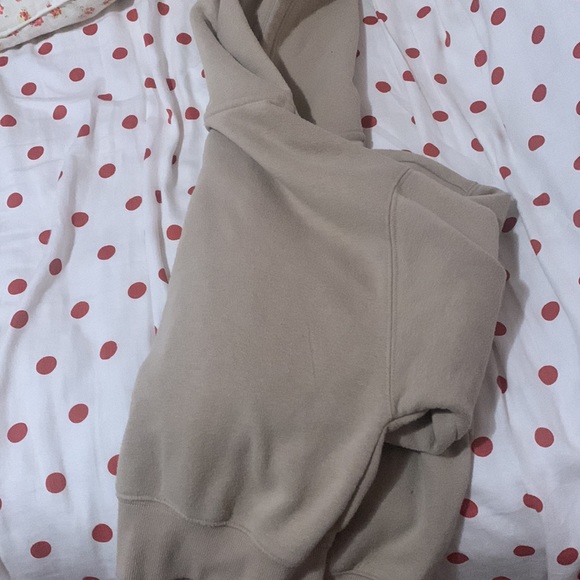 cropped zipped up hoodie - Picture 2 of 3